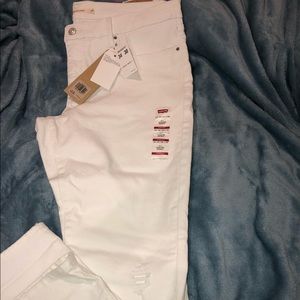 white jeans